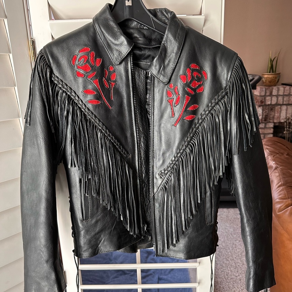 AUTHENTIC Black Leather Jacket
